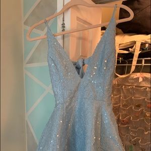 Blue sparkley dress